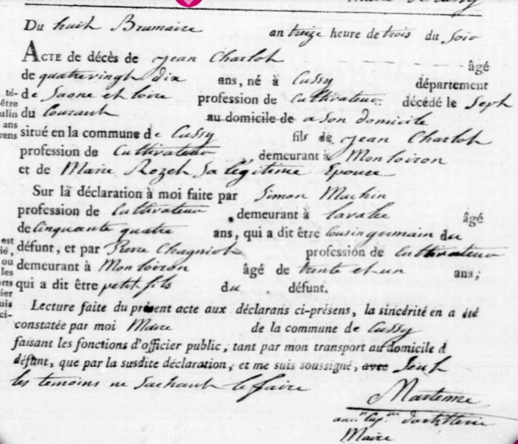 Deces Charlot Jean - 8 Brumaire An XIII.jpg
